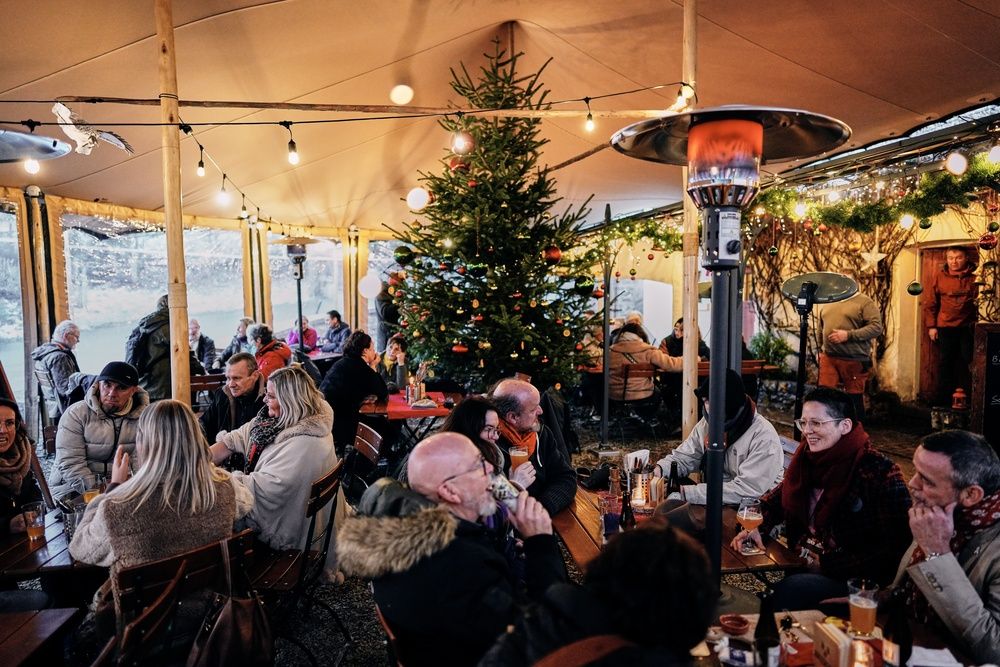 Winter terrasse